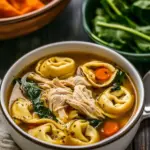 Italian Chicken Tortellini Soup