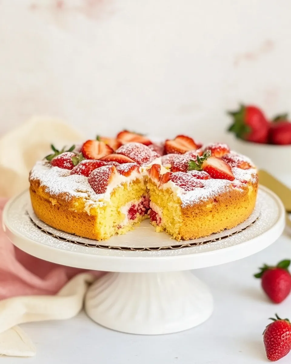 Italian Strawberry Cake