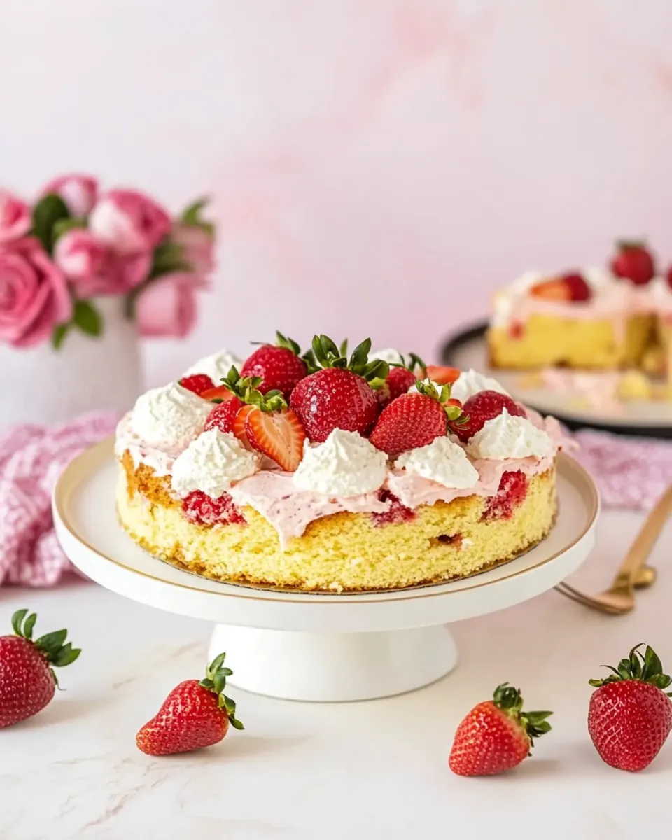 Italian Strawberry Cake