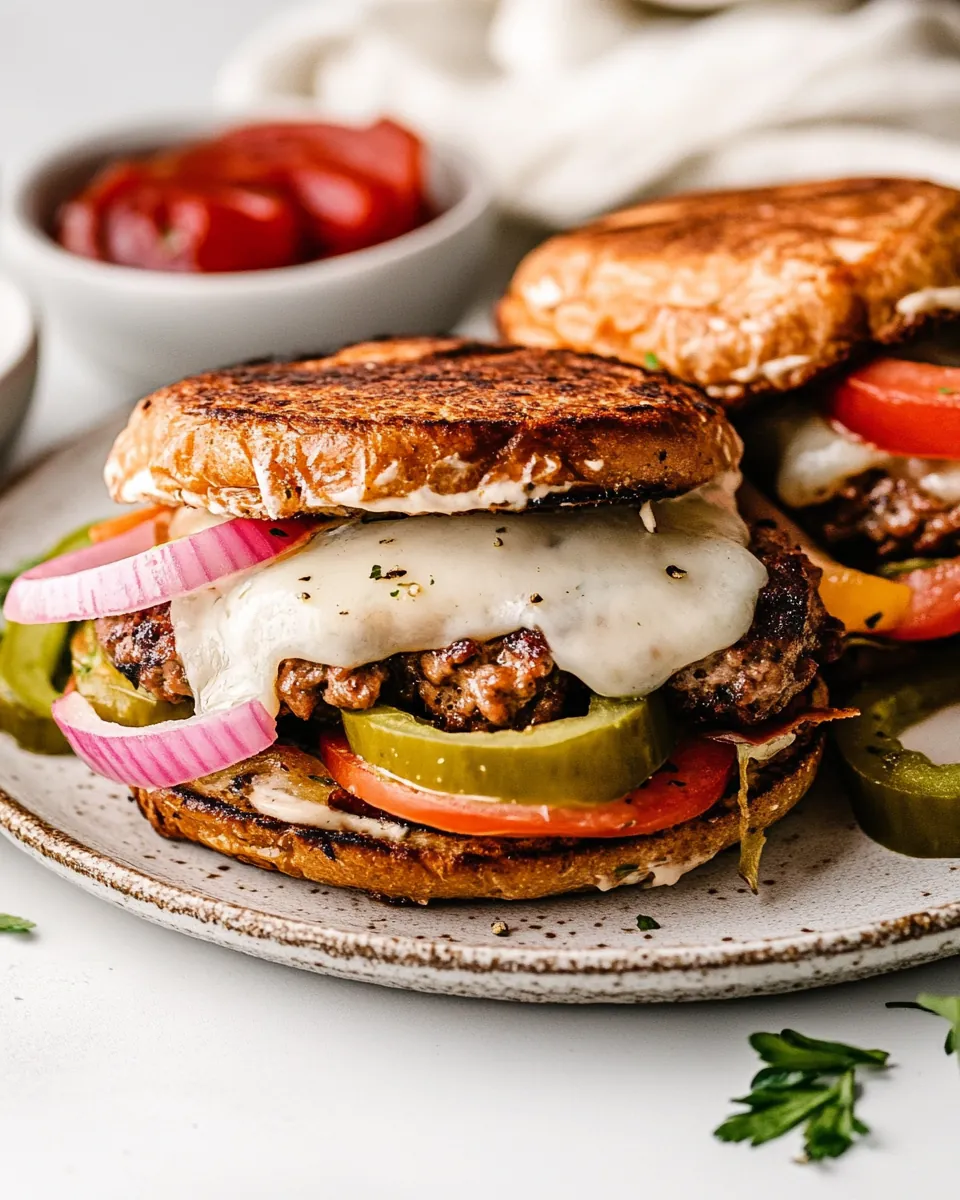 Italian Turkey Burgers