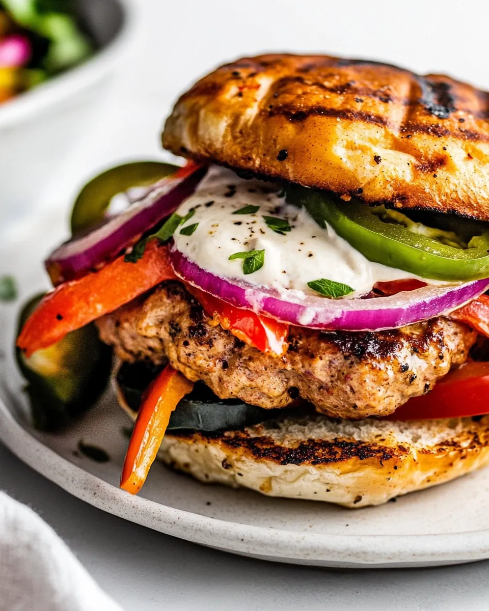 Italian Turkey Burgers