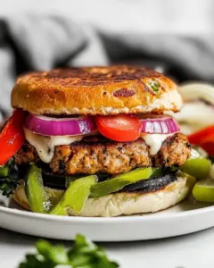 Italian Turkey Burgers