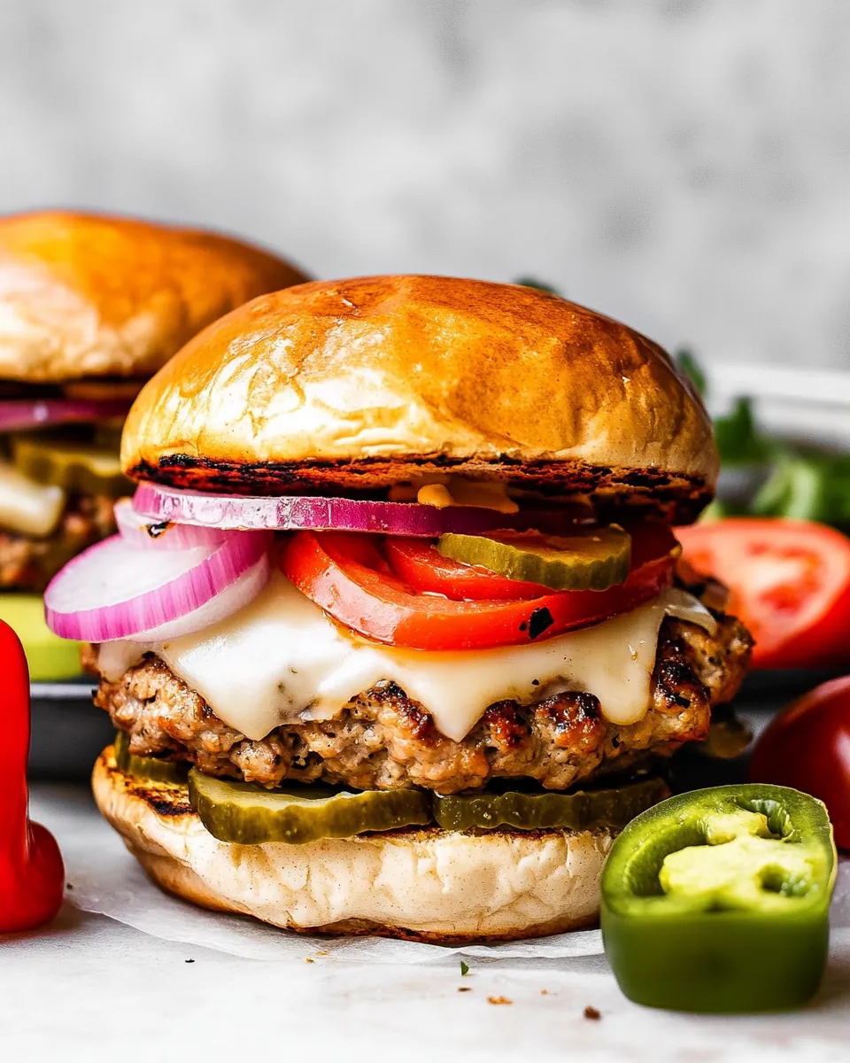 Italian Turkey Burgers