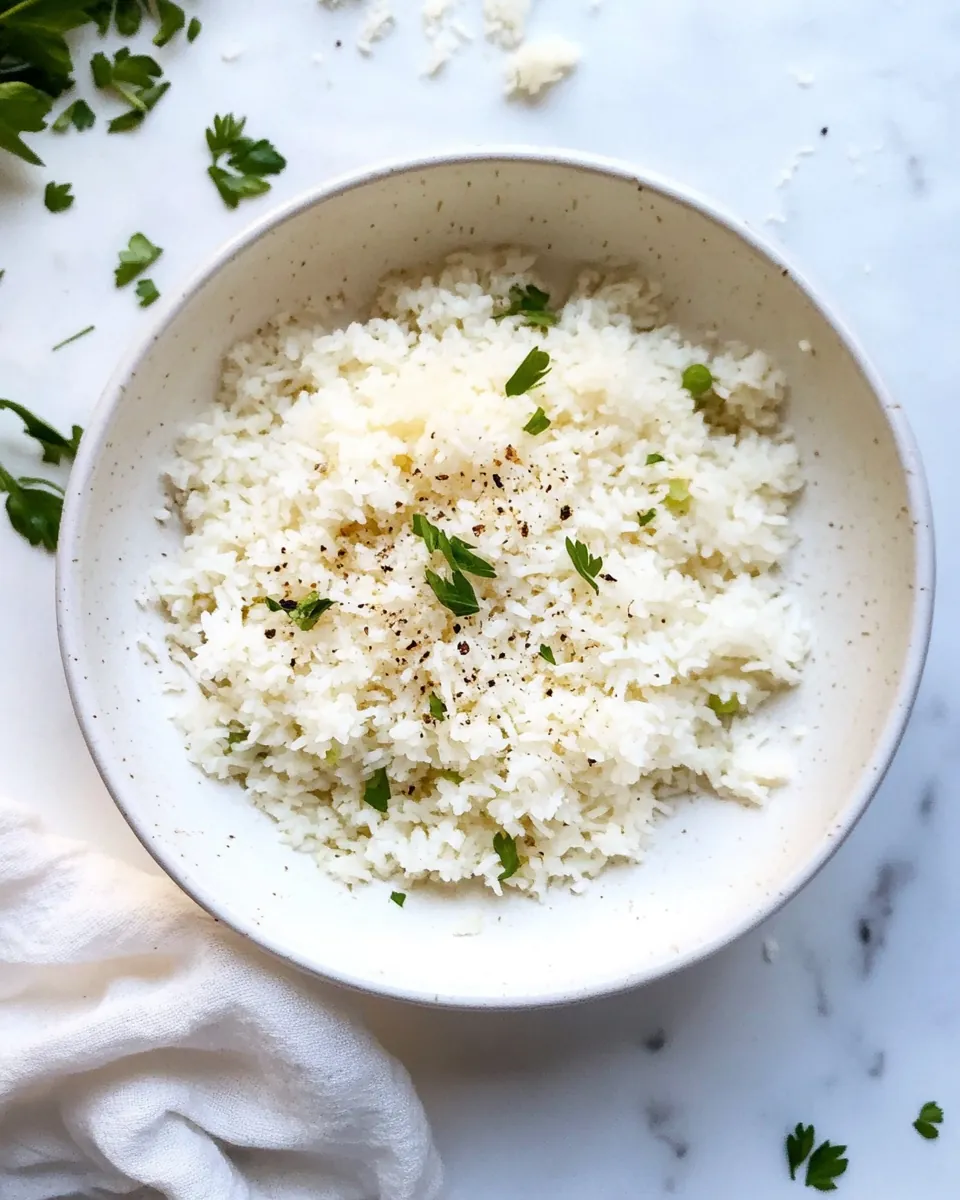 Jicama Rice
