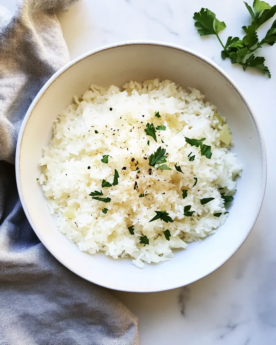 Jicama Rice