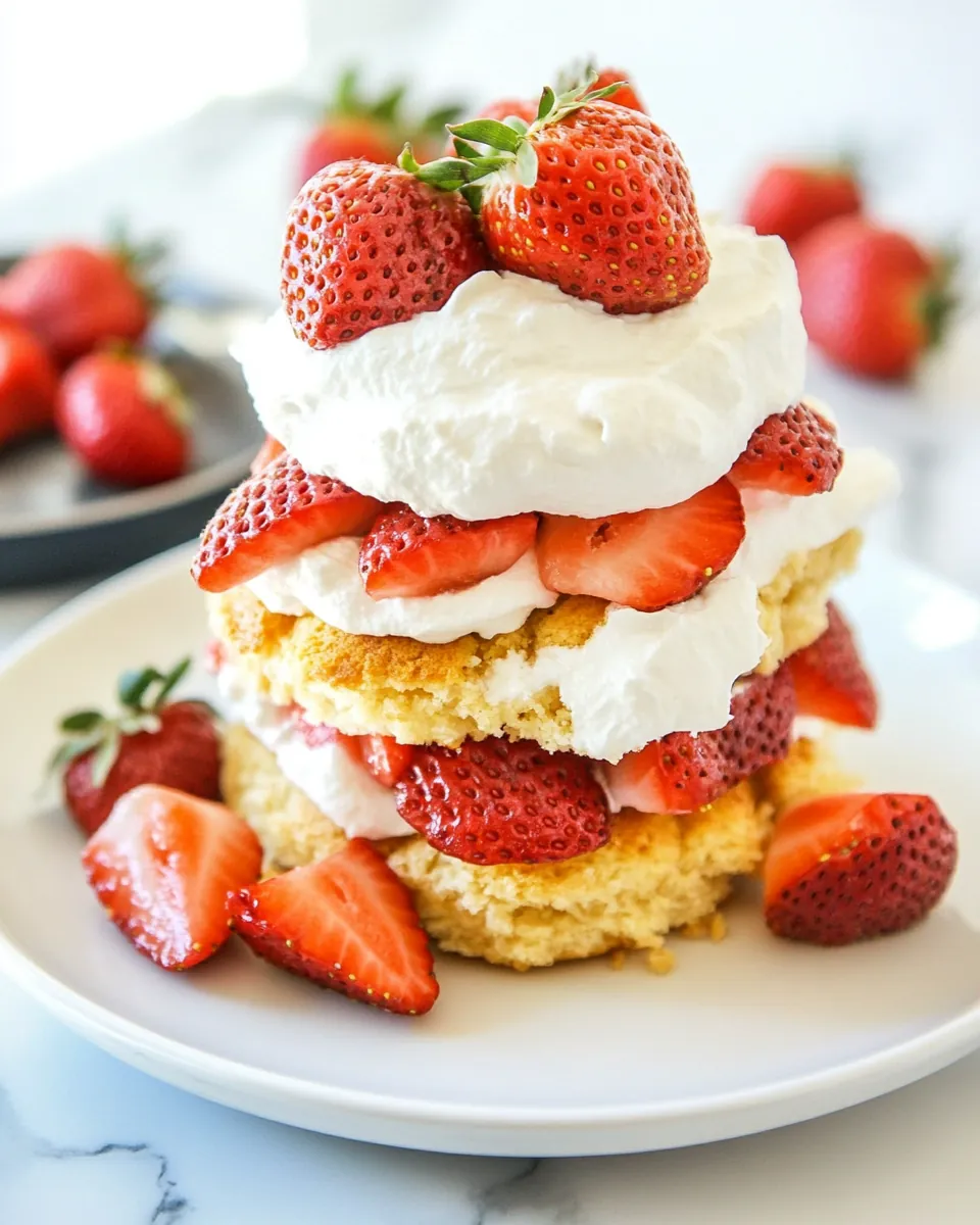 Keto Strawberry Shortcake