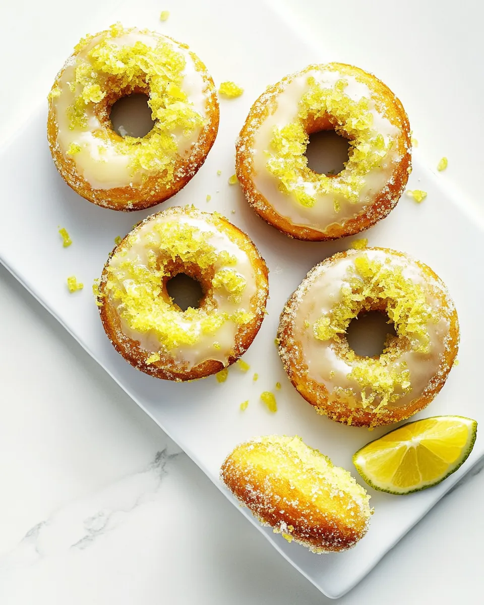 Key Lime Doughnuts