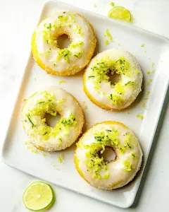 Key Lime Doughnuts