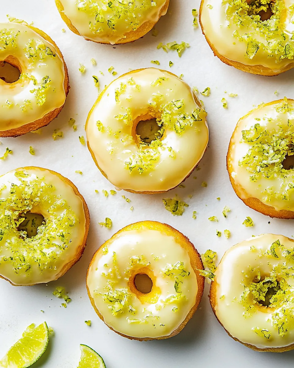 Key Lime Doughnuts