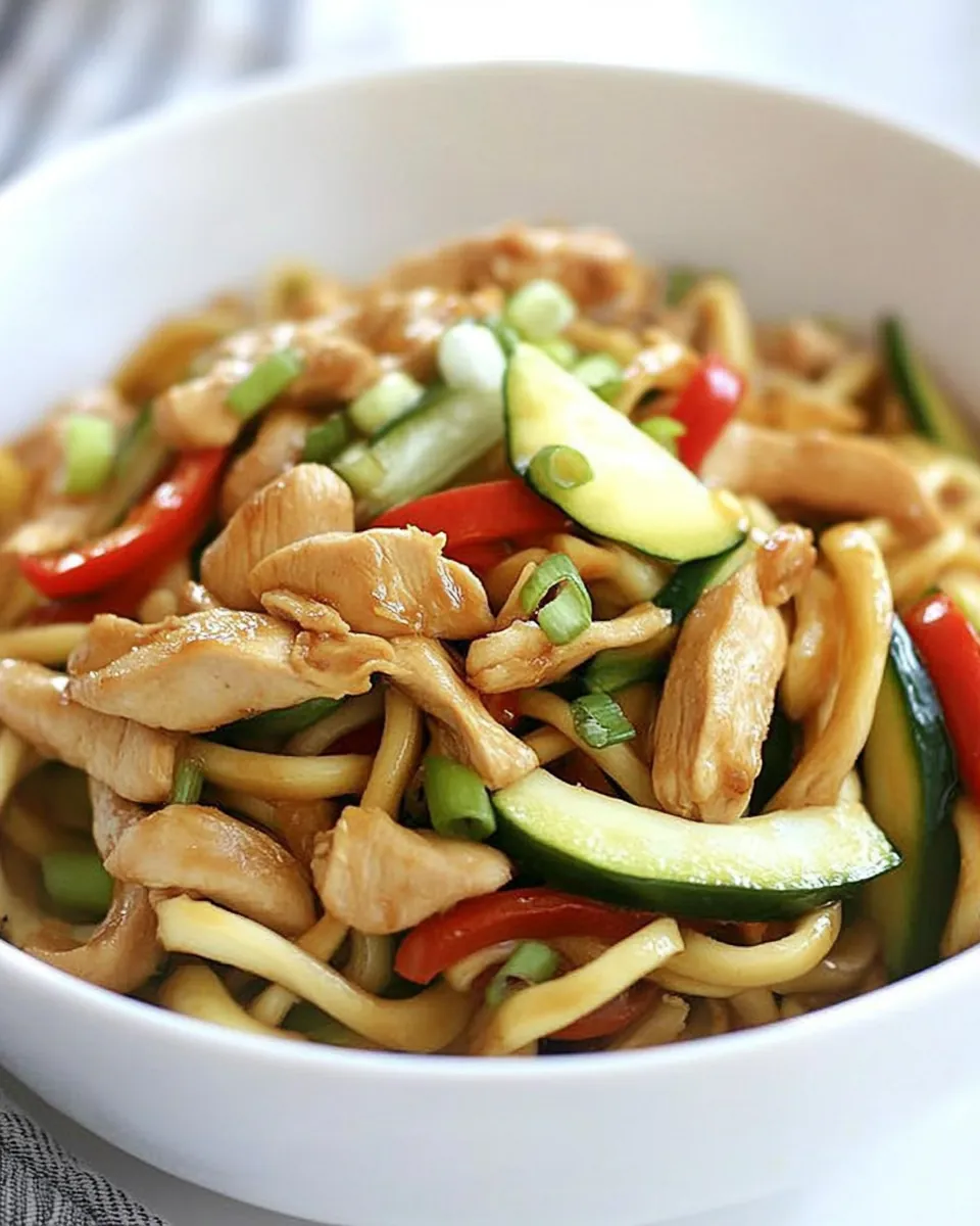 Kung Pao Chicken Zoodles