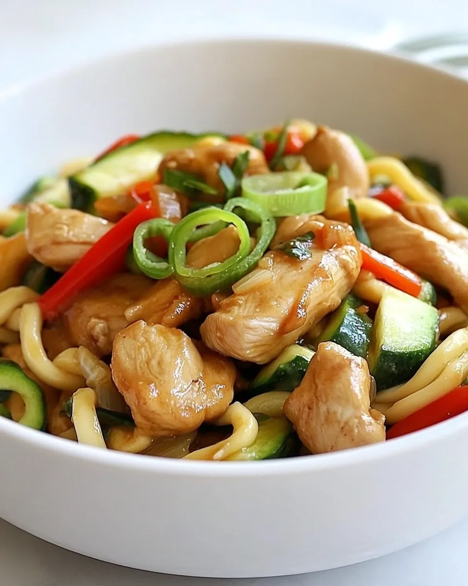 Kung Pao Chicken Zoodles