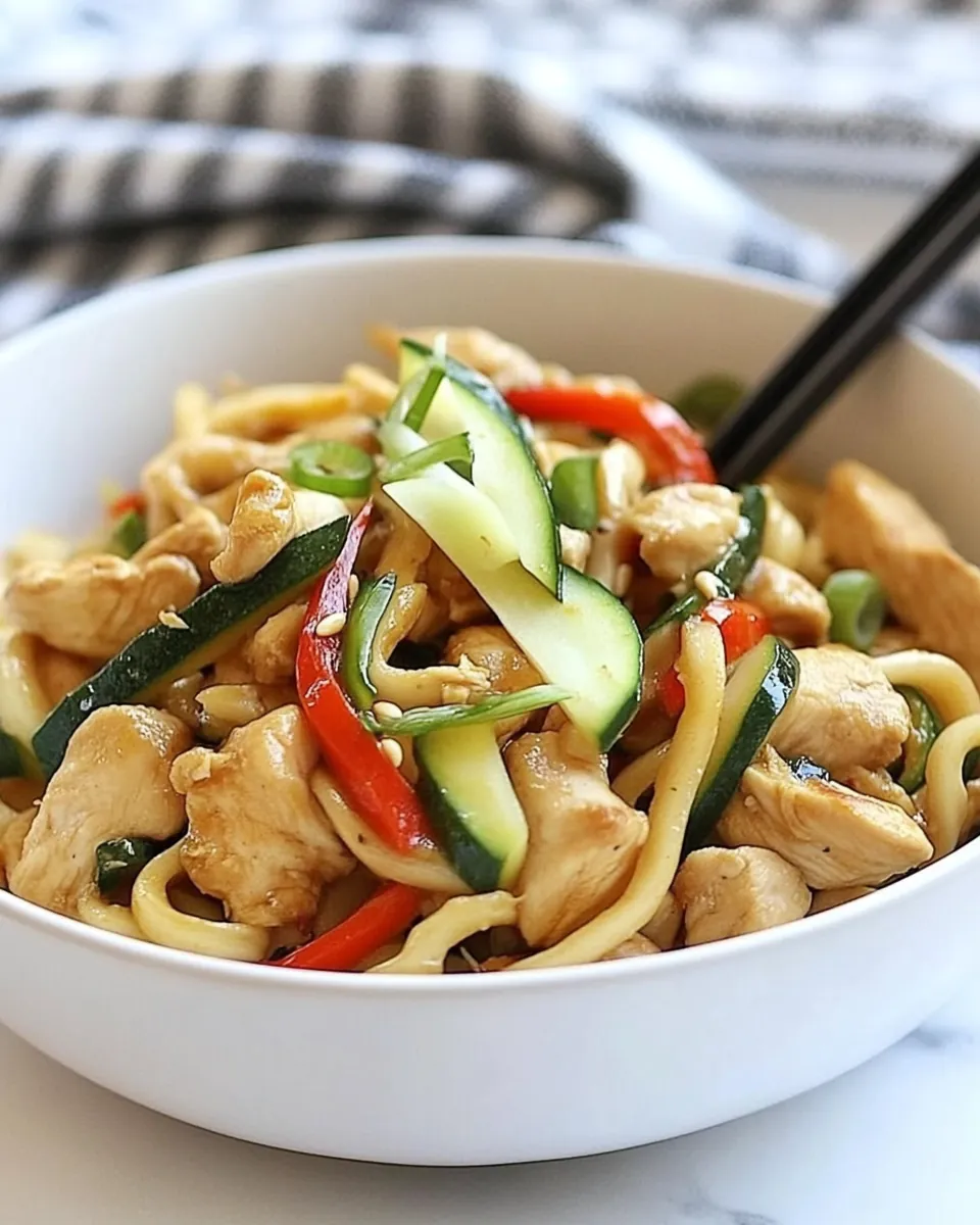 Kung Pao Chicken Zoodles