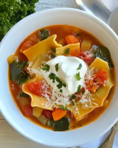 Lasagna Vegetable Soup