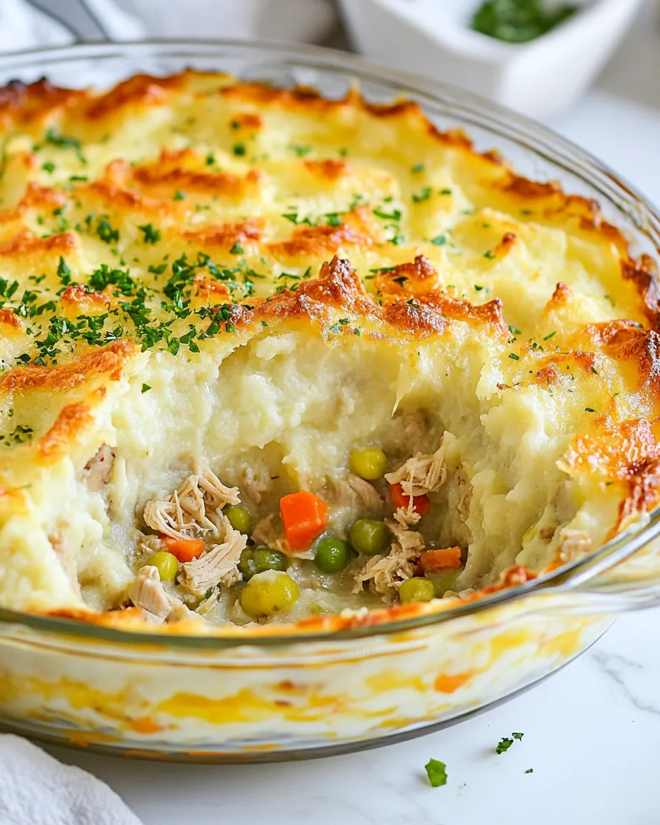 Leftover Turkey Shepherds Pie