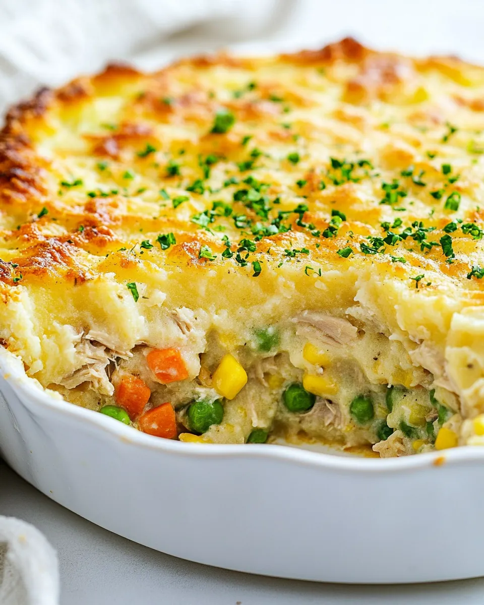 Leftover Turkey Shepherds Pie