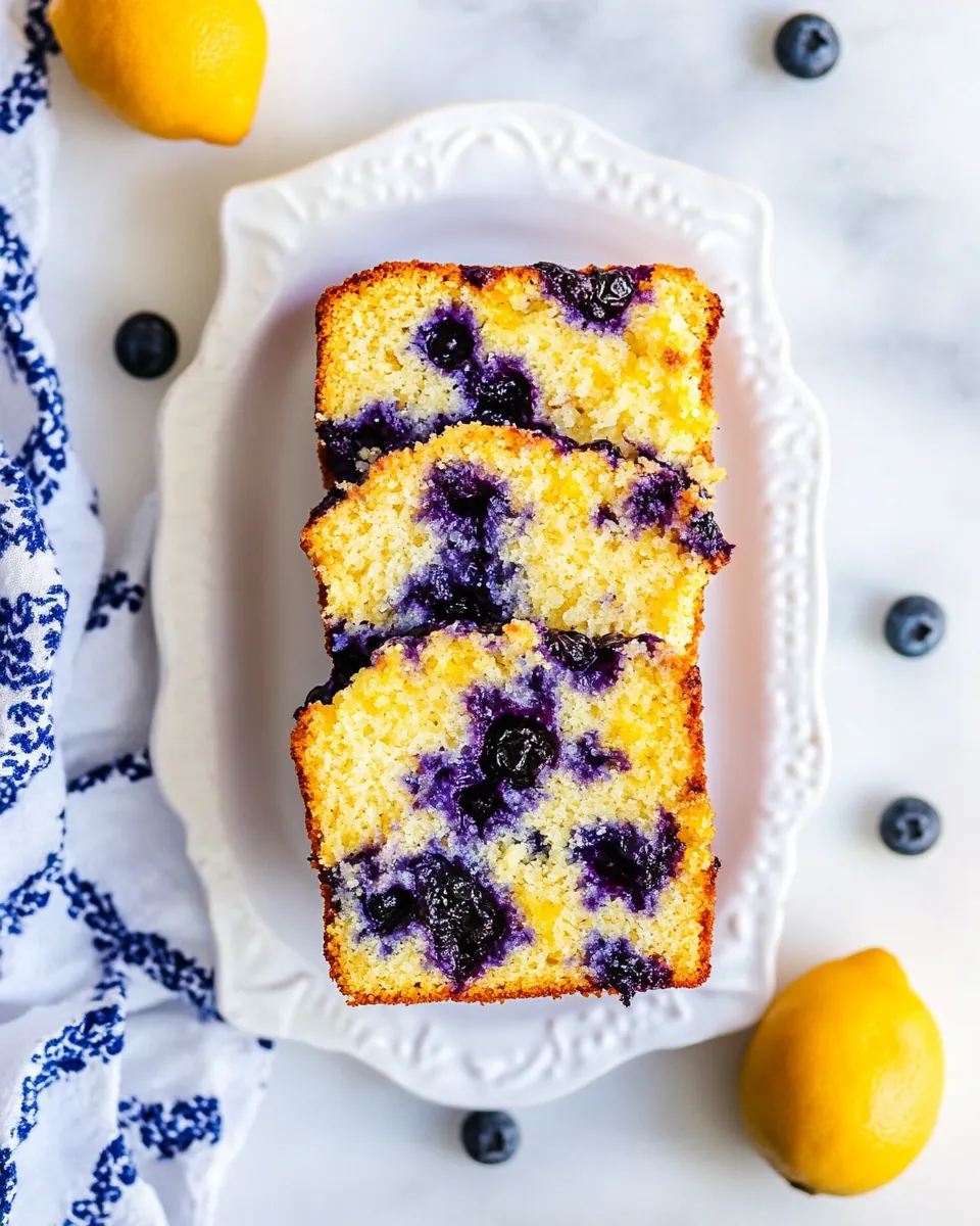 Lemon Blueberry Bread