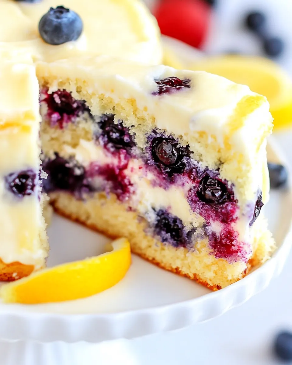Lemon Blueberry Cake