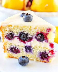 Lemon Blueberry Cake