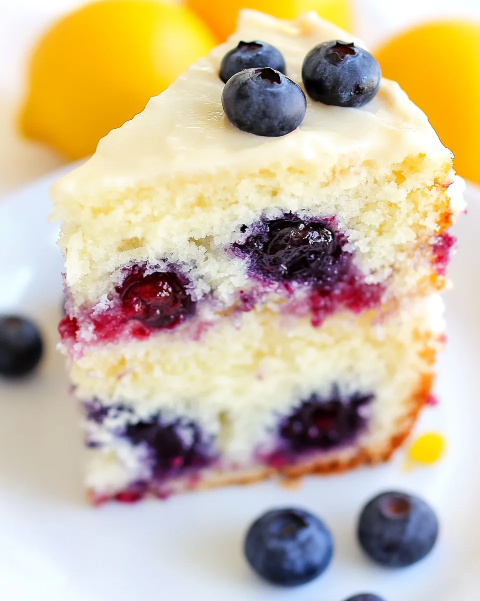 Lemon Blueberry Cake