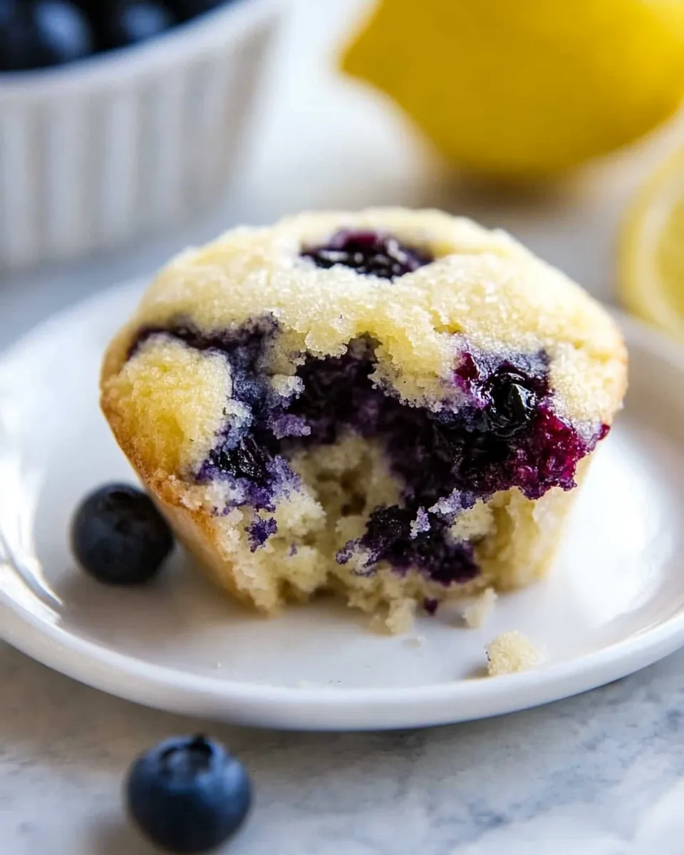 Lemon Blueberry Muffins