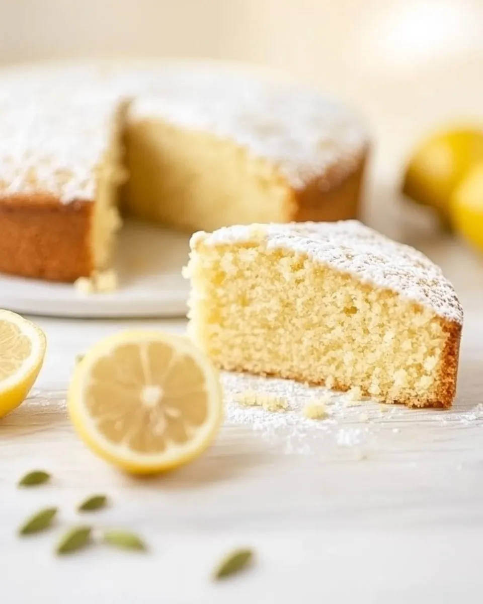 Lemon Cardamom Cake
