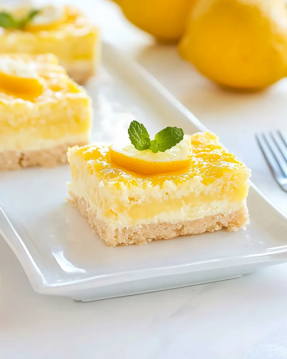 Lemon Cheesecake Bars