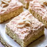 Lemon Coconut Vanilla Sheet Cake