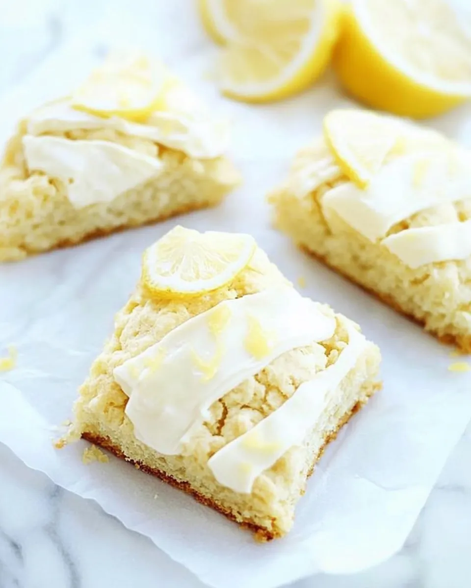 Lemon Cream Cheese Scones
