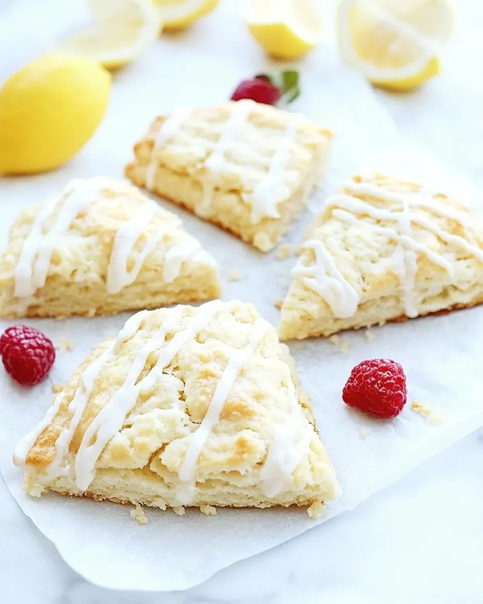 Lemon Cream Cheese Scones