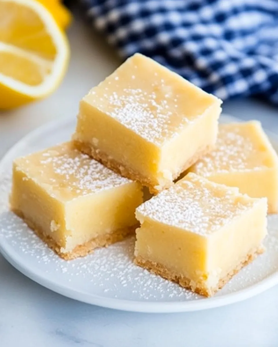 Lemon Heaven Bars
