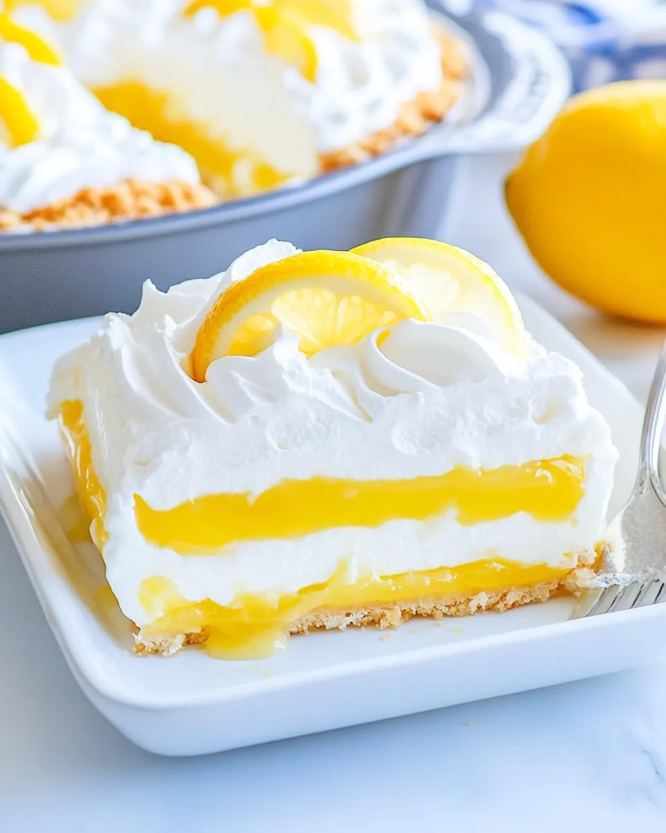 Lemon Lush Dessert