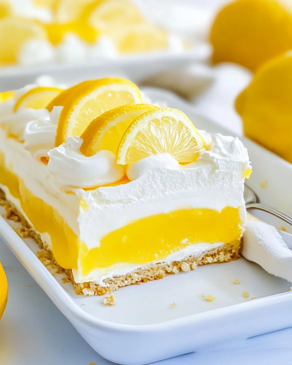 Lemon Lush Dessert