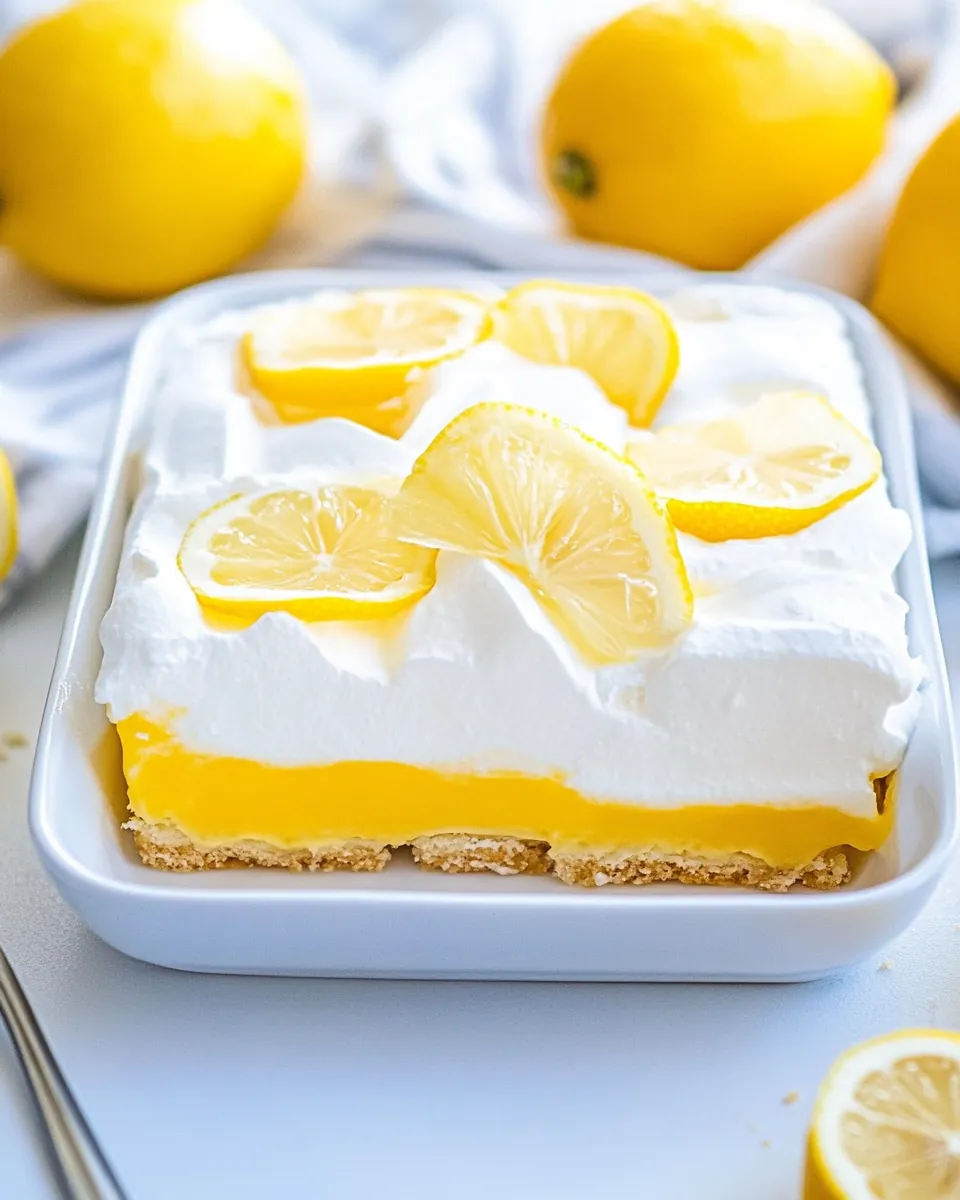 Lemon Lush Dessert
