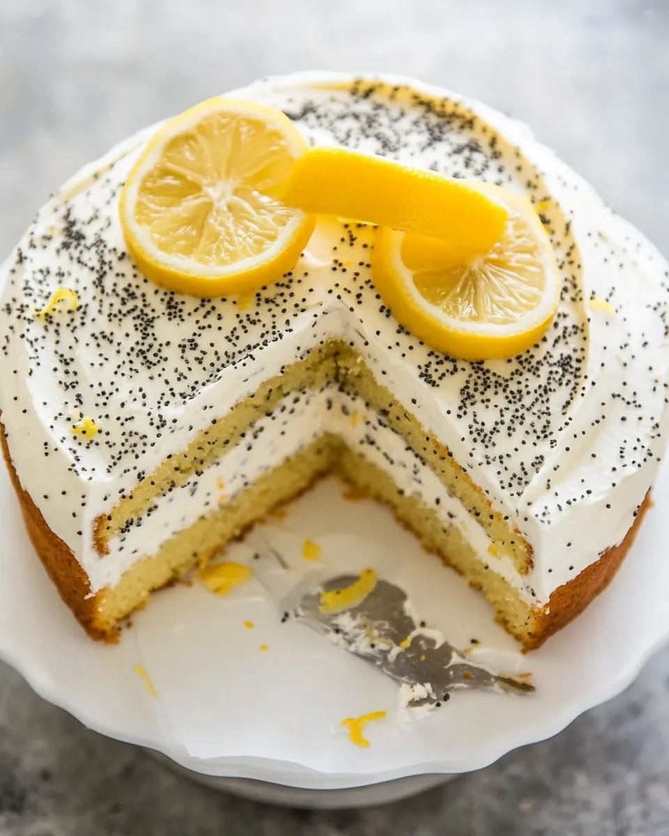 Lemon Poppy Seed Cake