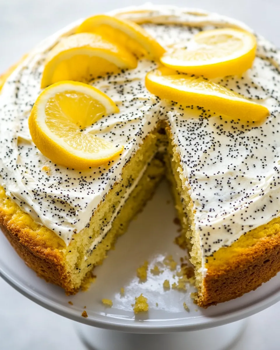 Lemon Poppy Seed Cake