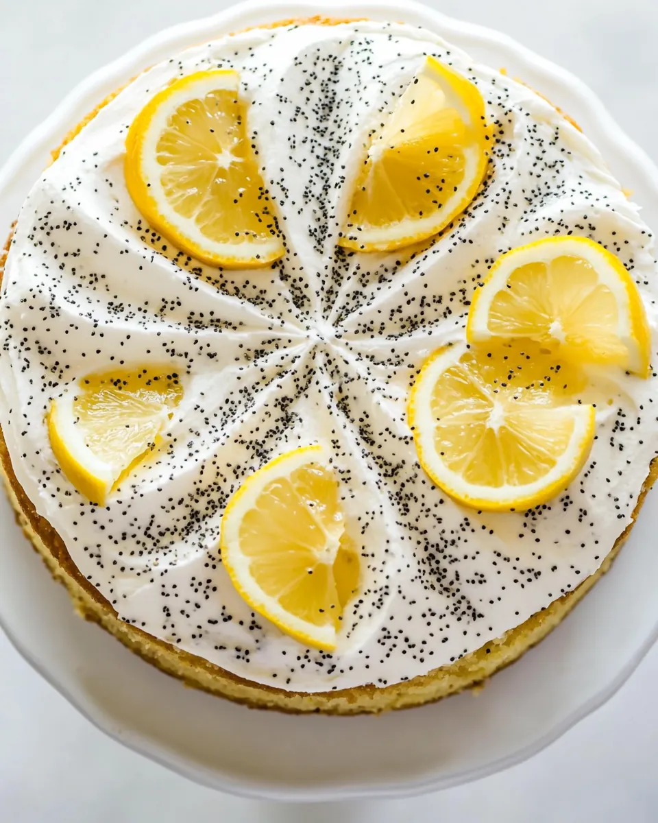 Lemon Poppy Seed Cake
