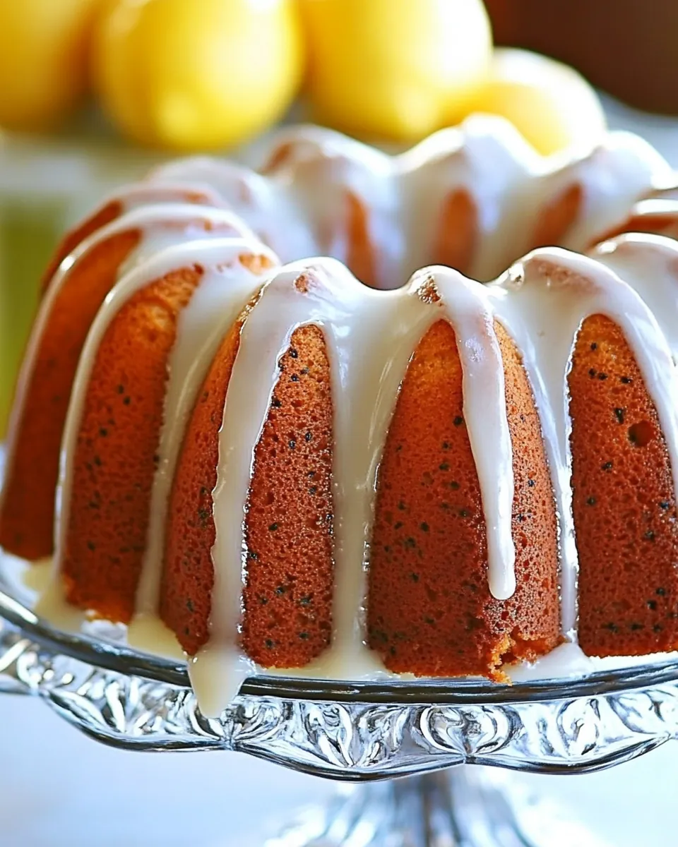 Lemon Poppy Seed Cake
