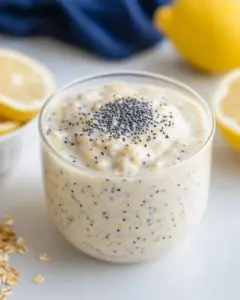 Lemon Poppy Seed Overnight Oats