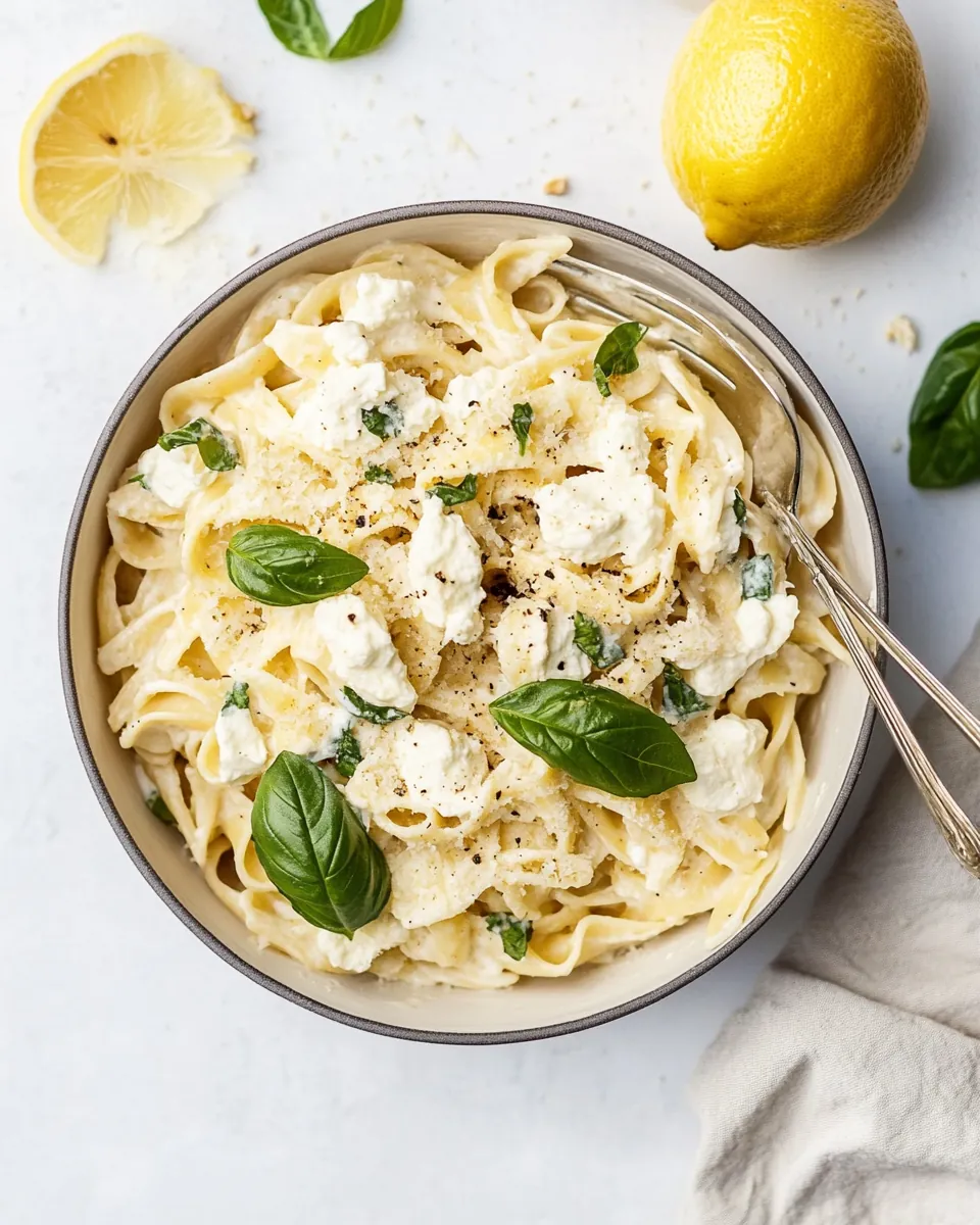 Lemon Ricotta Pasta