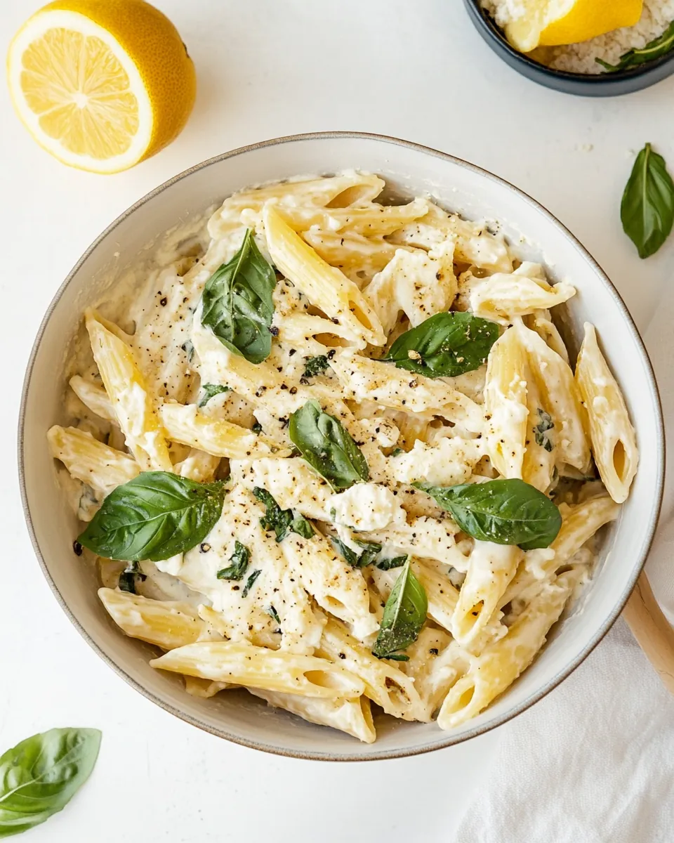 Lemon Ricotta Pasta