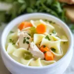 Lightened Up Creamy Chicken Noodle Soup