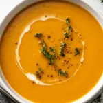 Maple Roasted Sweet Potato Carrot Soup