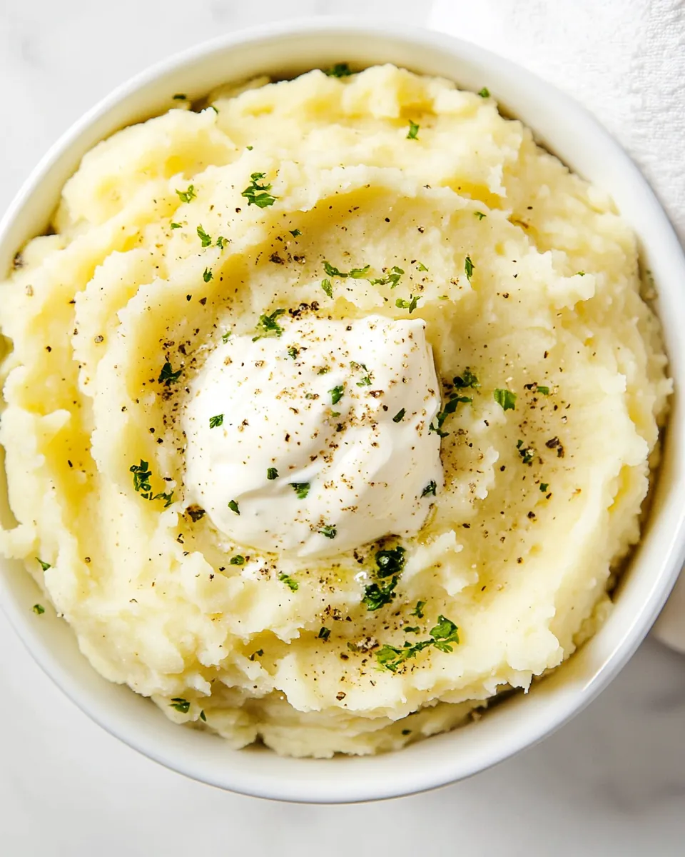 Mashed Potatoes with Sour Cream
