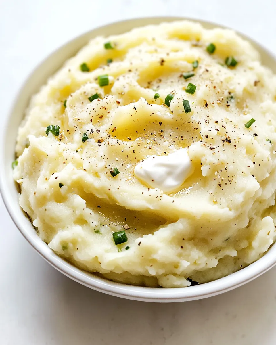 Mashed Potatoes with Sour Cream