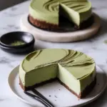 Matcha Swirl Cheesecake