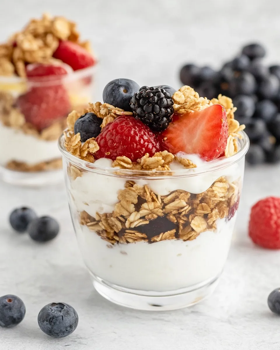 Fruit and Yogurt Parfait