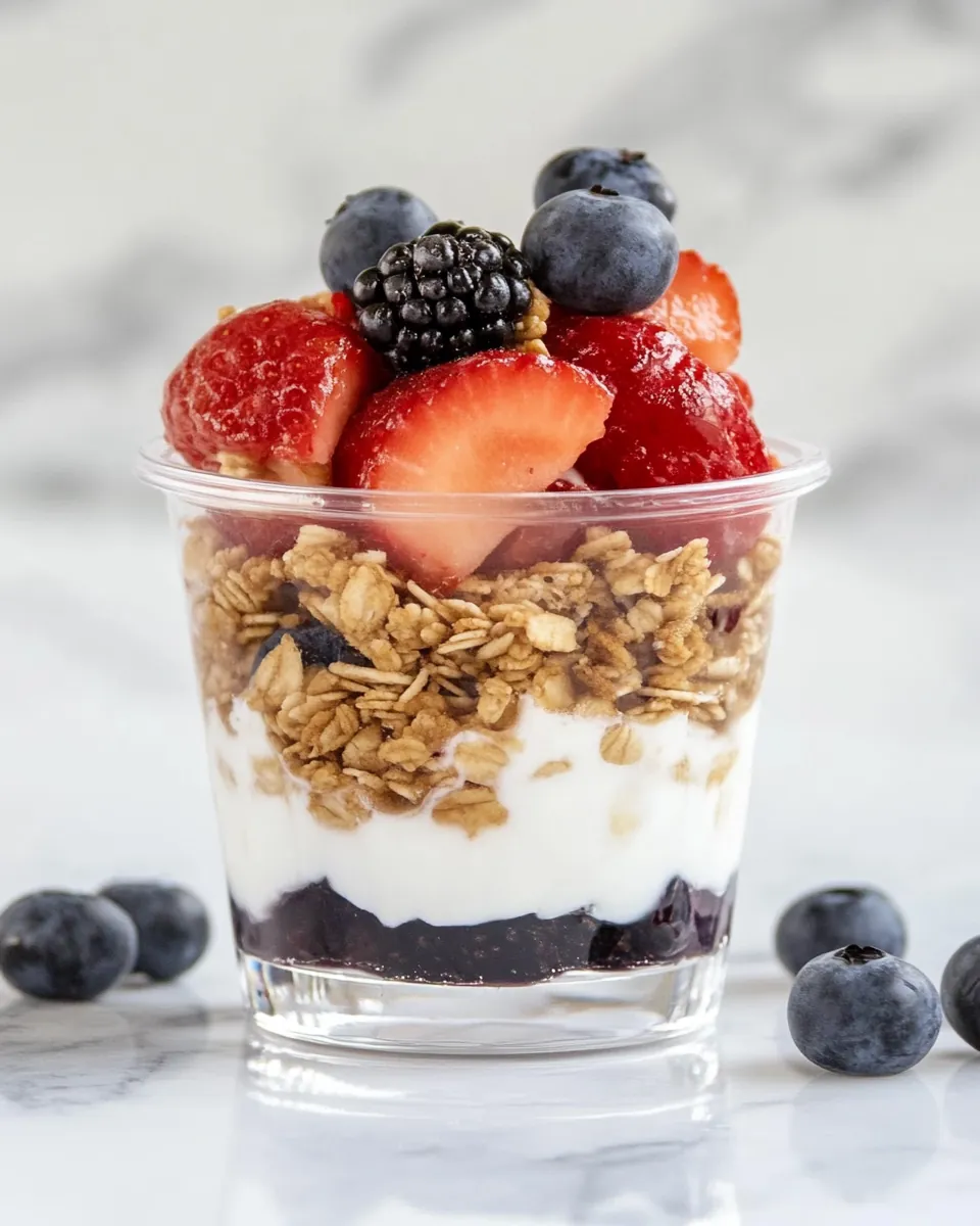 Fruit and Yogurt Parfait