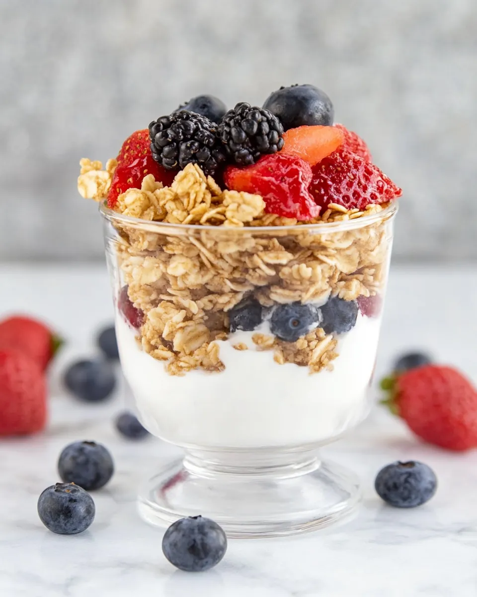 Fruit and Yogurt Parfait