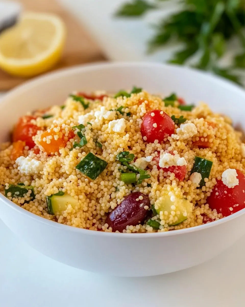 Mediterranean Couscous Salad