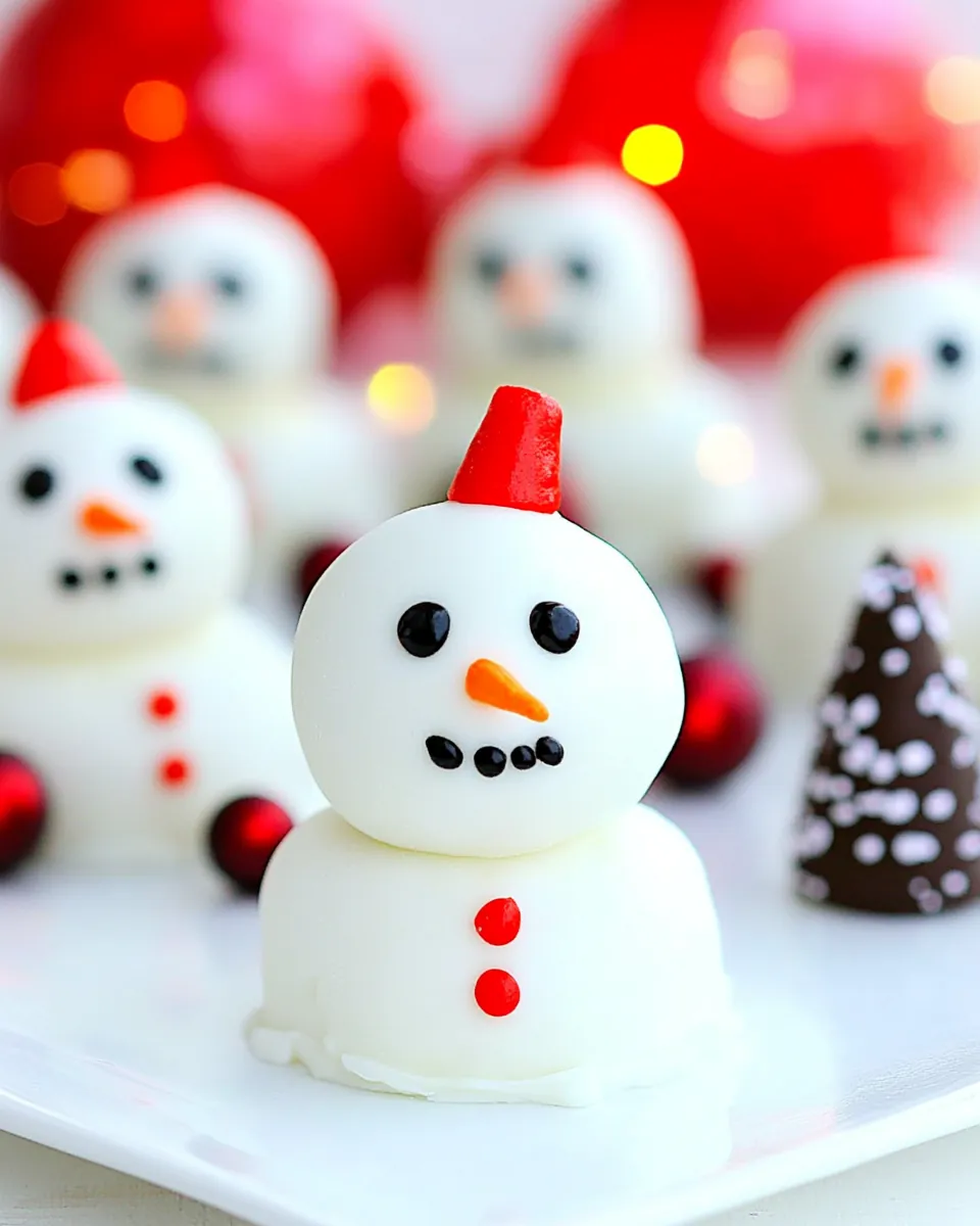 Melting Snowmen Cookie Balls